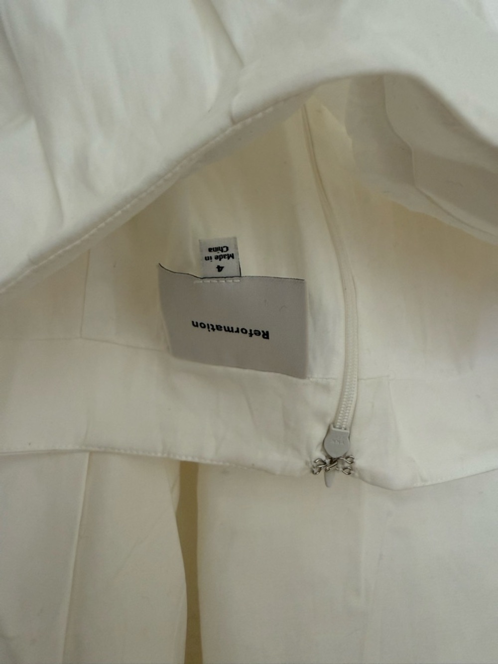 Reformation White Lucy Skirt - Picture 3 of 3